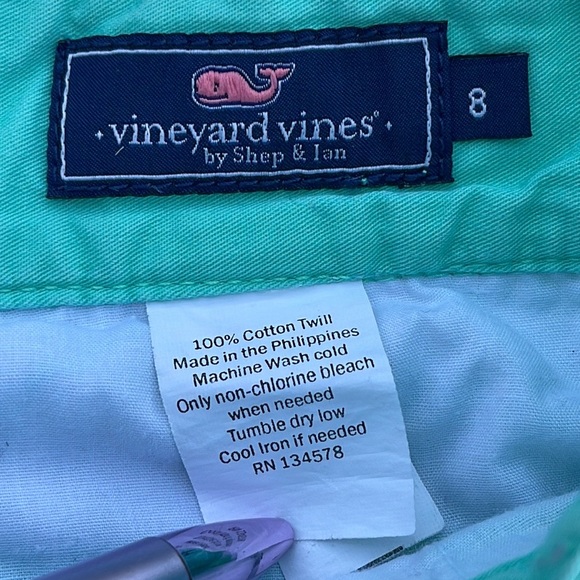 Vineyard vines by sheep boys aqua teal shorts - Picture 3 of 7